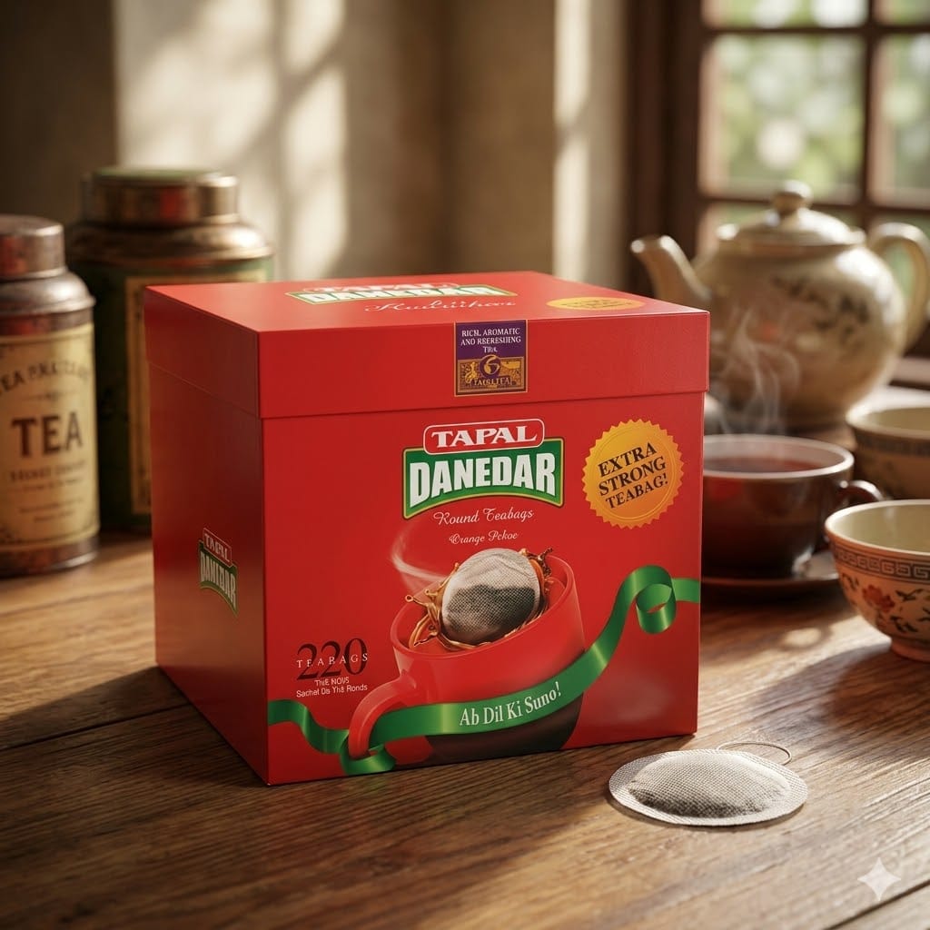 Tapal Danedar Round Tea Bags – Extra Strong Black Tea | 220 Tea Bags