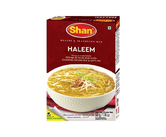 Shan Haleem Recipe & Seasoning Mix 50g – Authentic Traditional Pakistani Haleem Masala